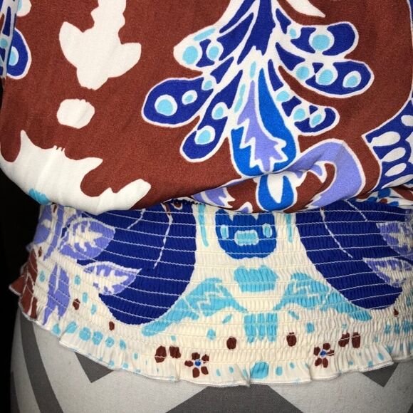 Free People White Kelsey Printed Tank - Picture 7 of 12